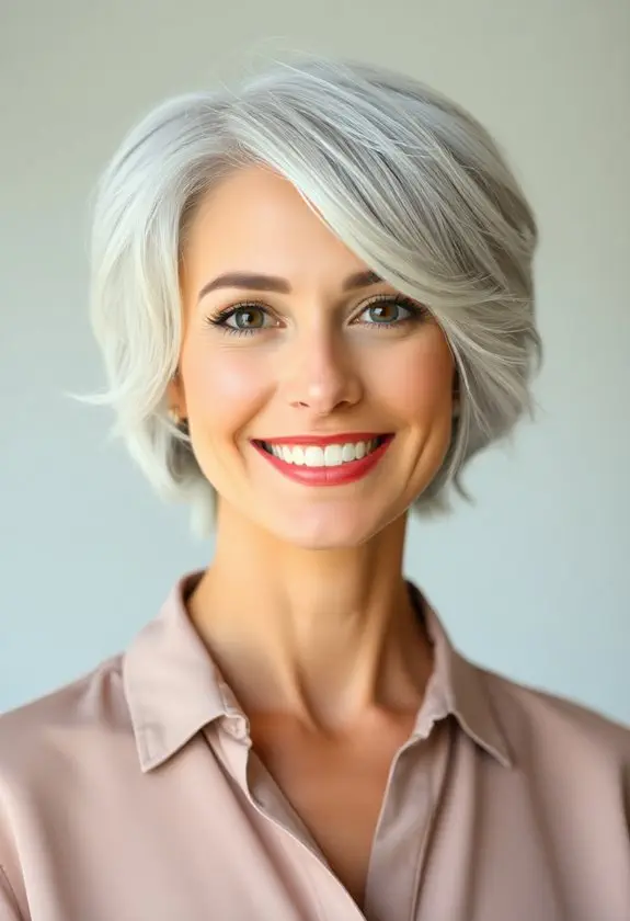 choppy hairstyle with texture