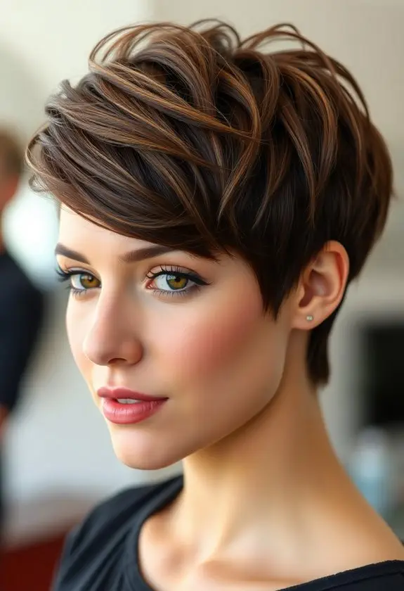 defined razored haircut style