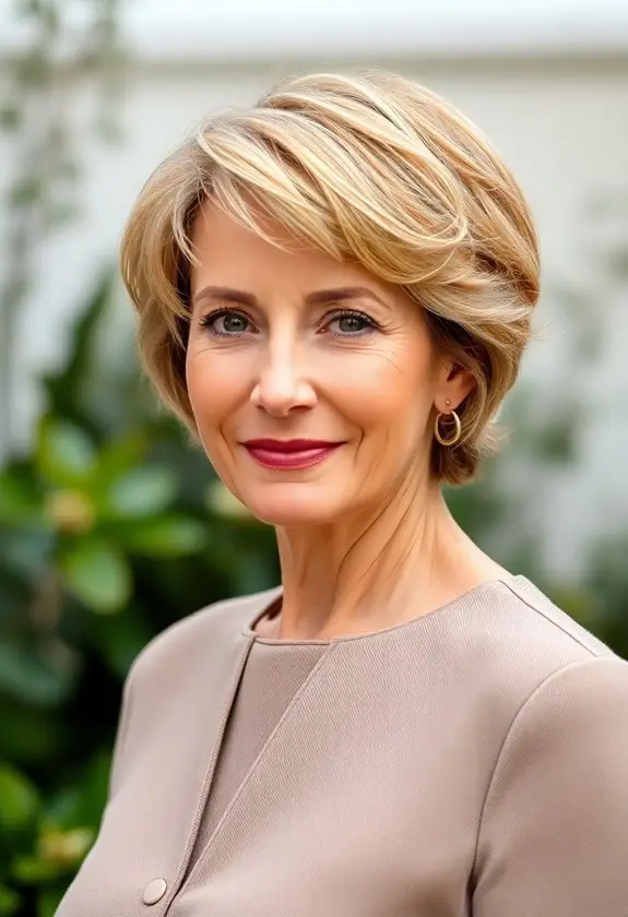 feathered hairstyle with layers