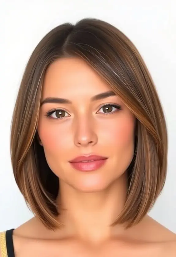 fringe blunt haircut style