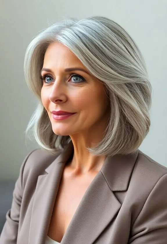 layered bob hairstyle style