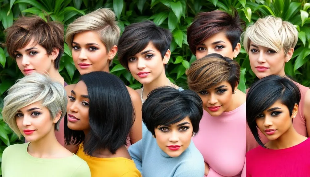 pixie hairstyles for thick hair