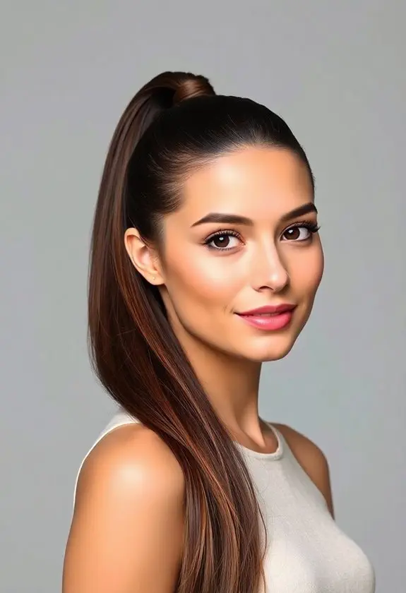 sleek elevated hairstyle trend