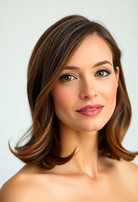 soft layered bob hairstyle