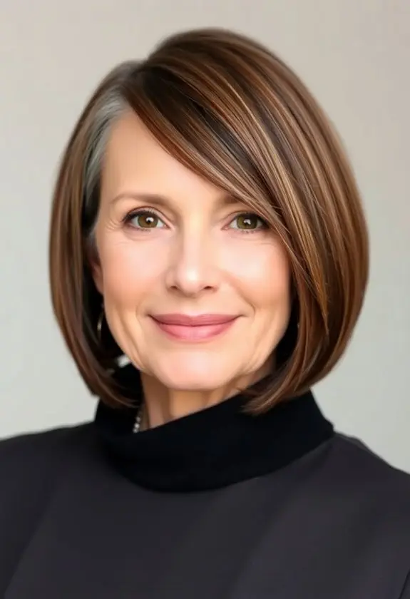 stylish bob hairstyle design