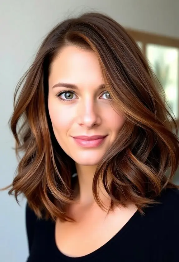 stylish layered haircut design