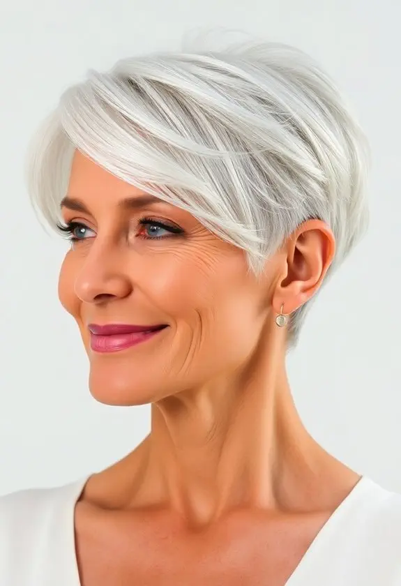 stylish short undercut hairstyle