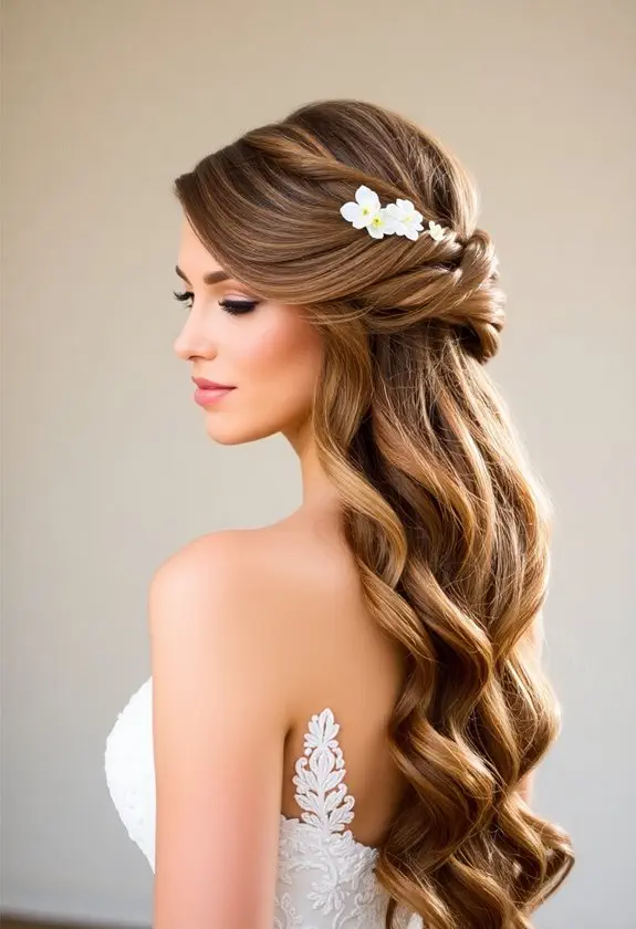 stylish twisted half back design