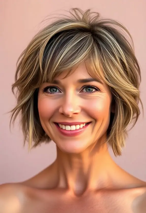 textured short hairstyle boost