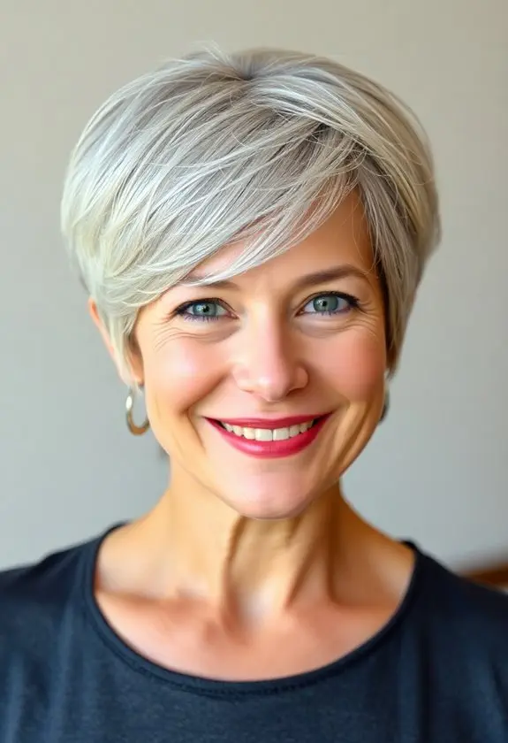 textured tapered pixie cut