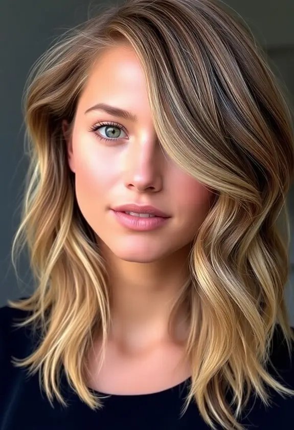 textured voluminous haircut style