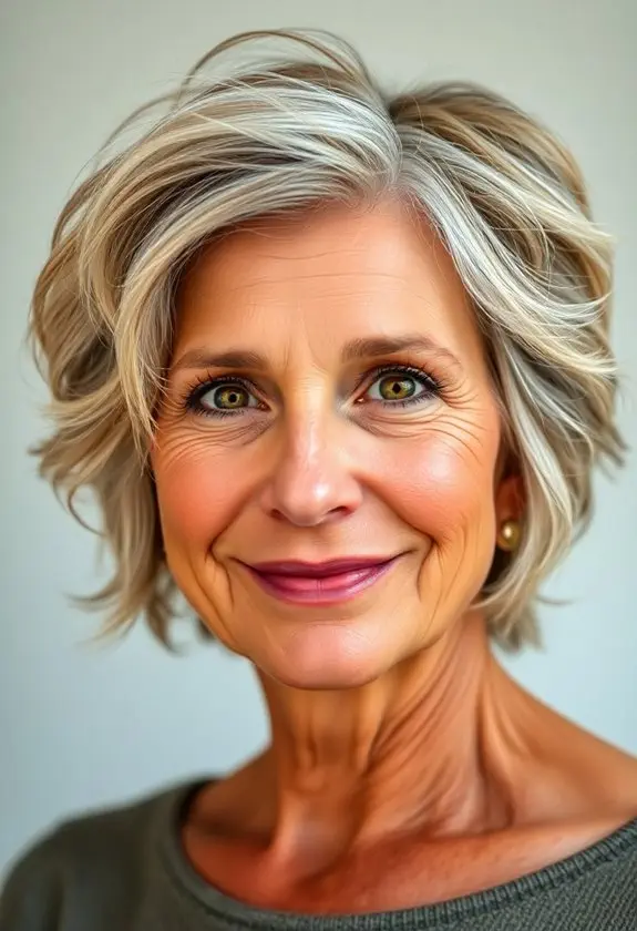 textured wispy crop hairstyle