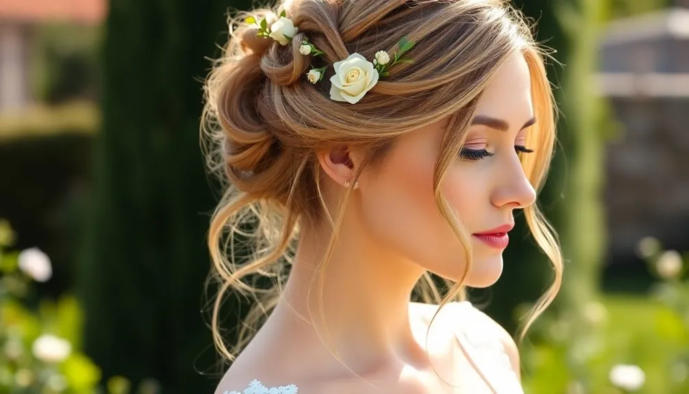 timeless bridal half up hairstyles