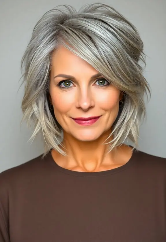 trendy layered hairstyle cut
