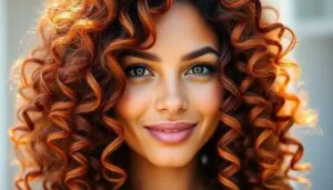 vibrant styles for curls