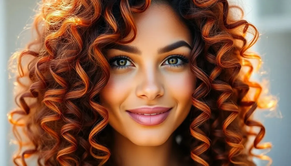 vibrant styles for curls