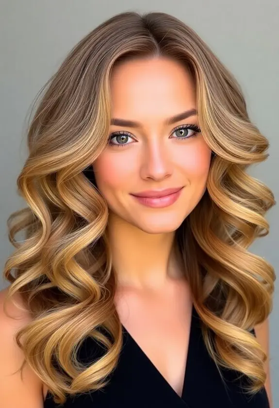 voluminous bouncy hairstyle finish
