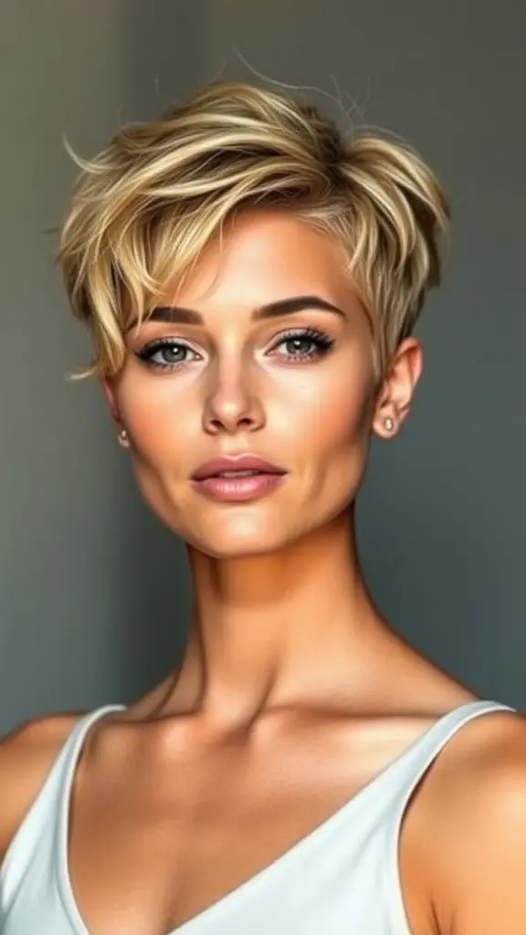stylish short hair cut