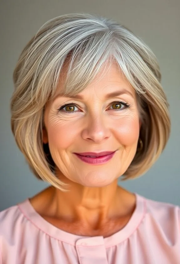 bangs with feathered layers