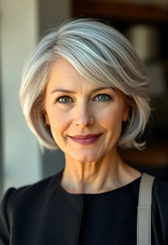 chic short hairstyle design