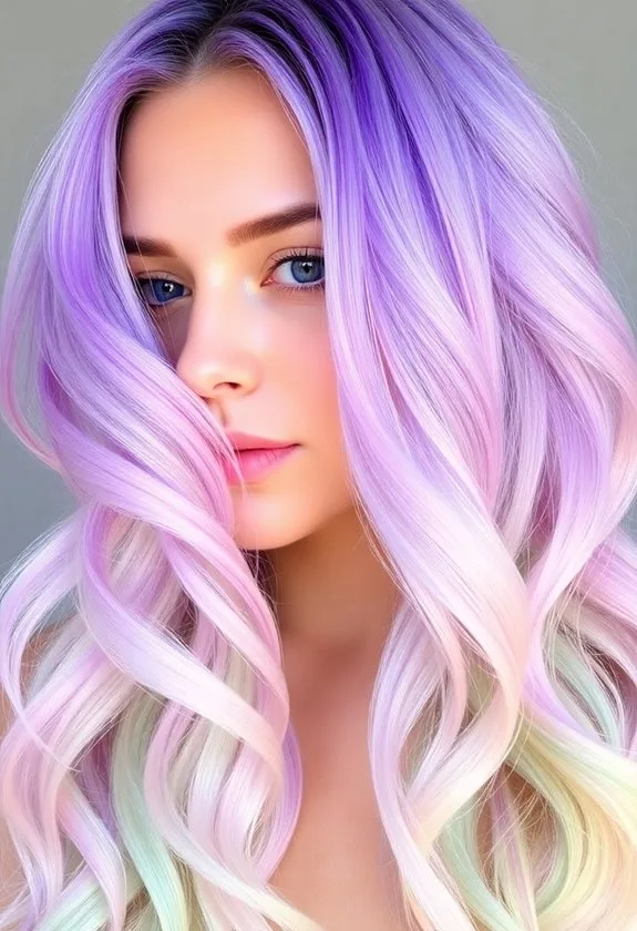 colorful pastel unicorn blend