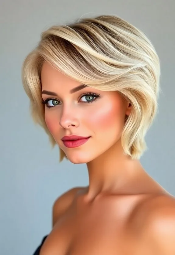 crown volume haircut style