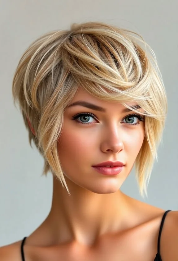 defined razored haircut style