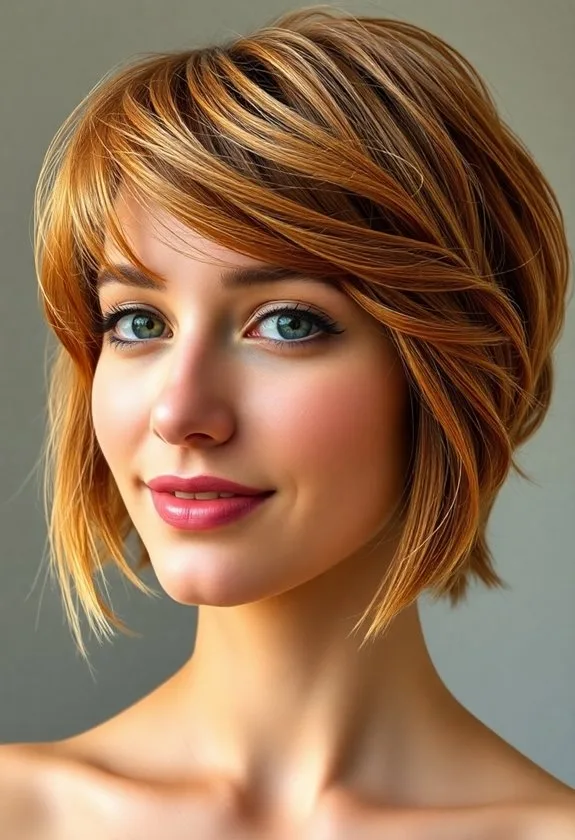 delicate pixie hairstyle design