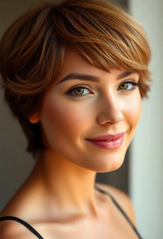 delicate translucent fringe hairstyle