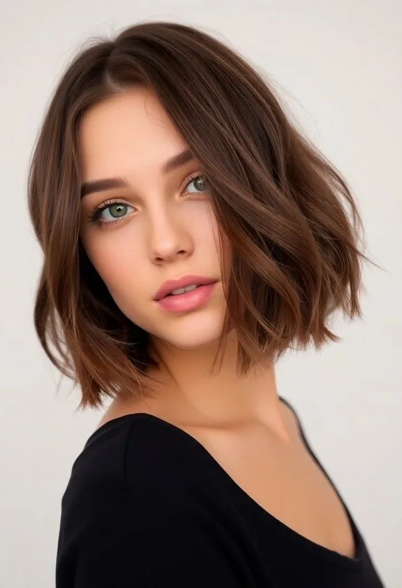 dynamic blunt bob style