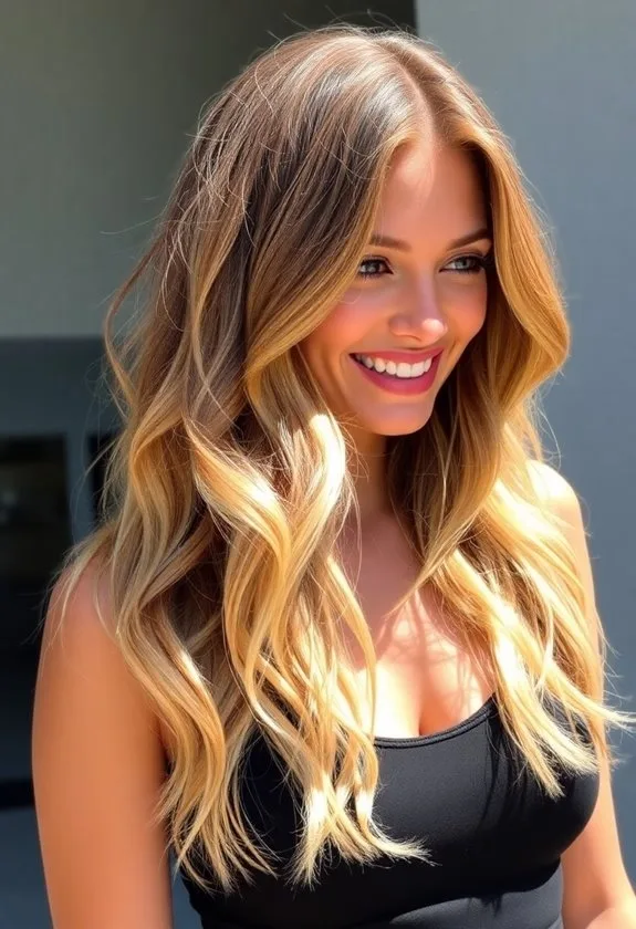 hair color gradient transition