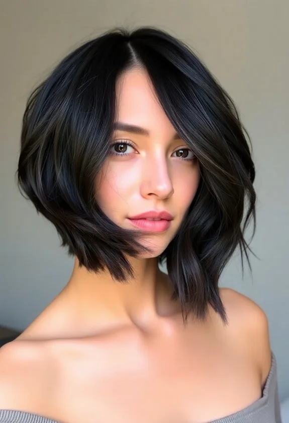 height stacked bob style