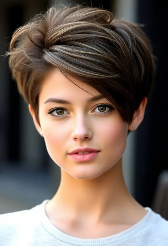 layered crown volume hairstyle