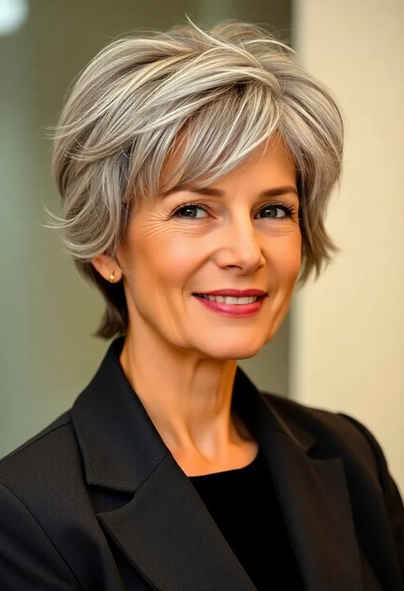layered shag haircut style