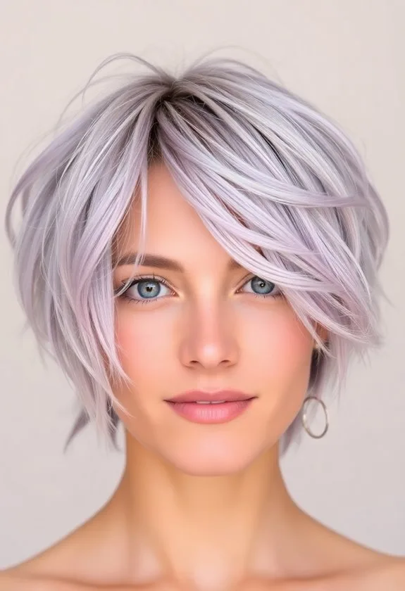 messy short hairstyle trend