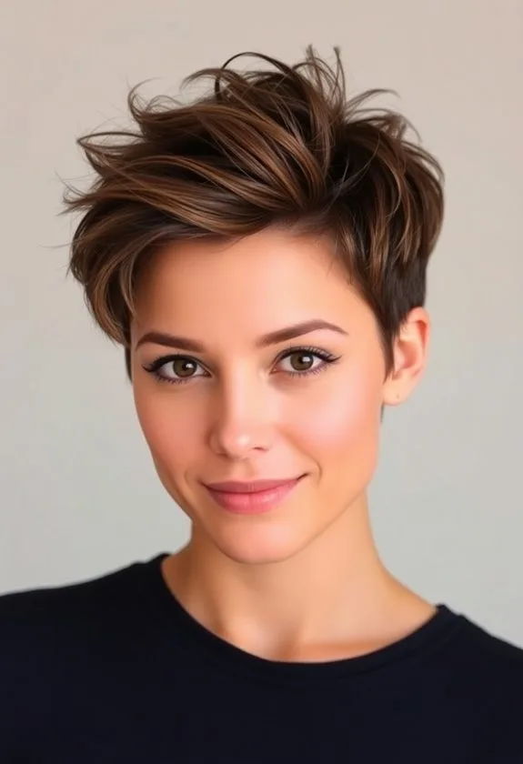 short sides spiky top