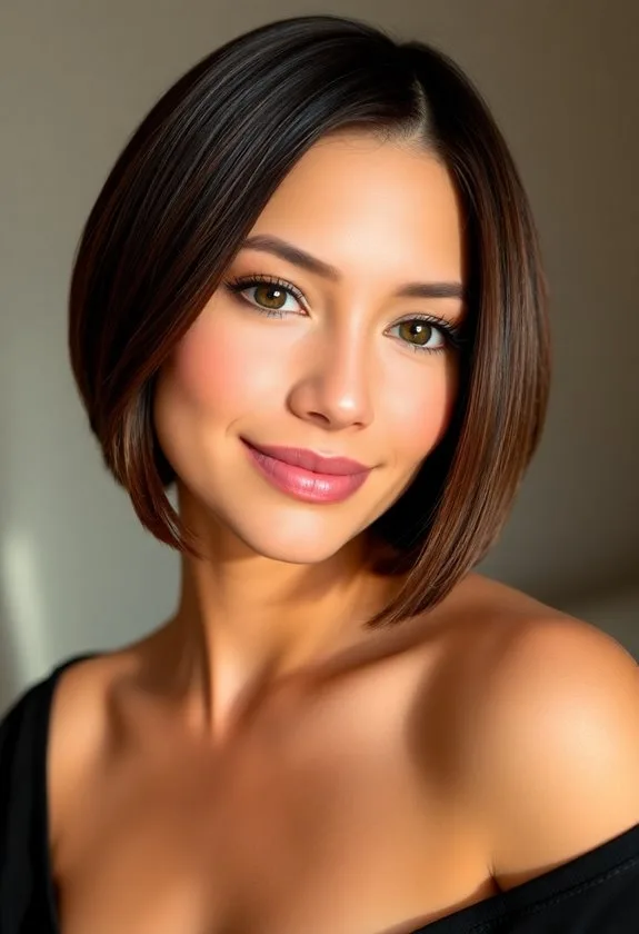 stylish bob haircut design