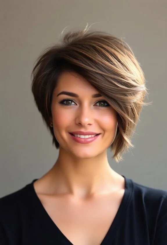 stylish short haircut design