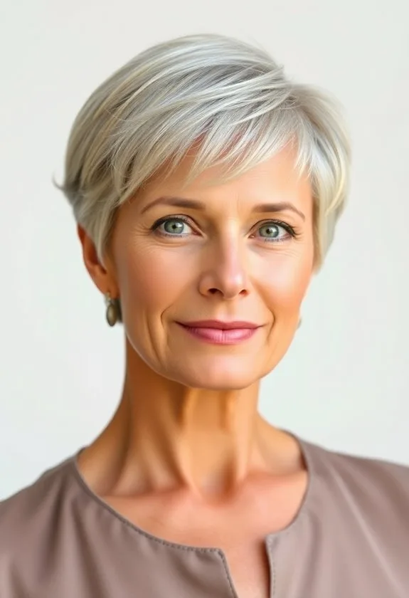 stylish short layered haircut