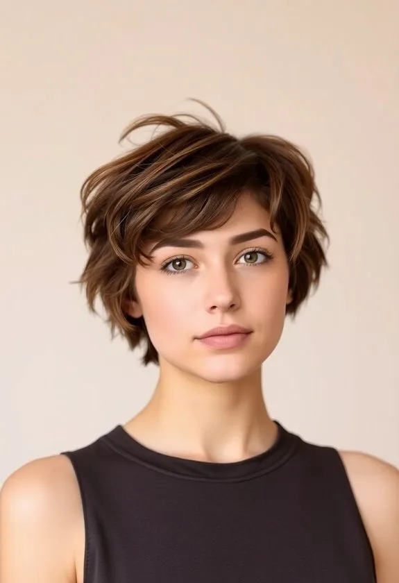 wispy textured crop cut