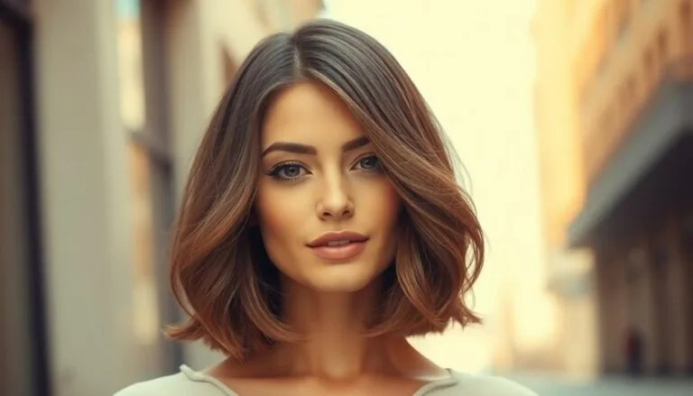 stylish chin length hairstyles 2025